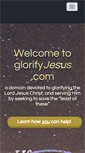 Mobile Screenshot of glorifyjesus.com